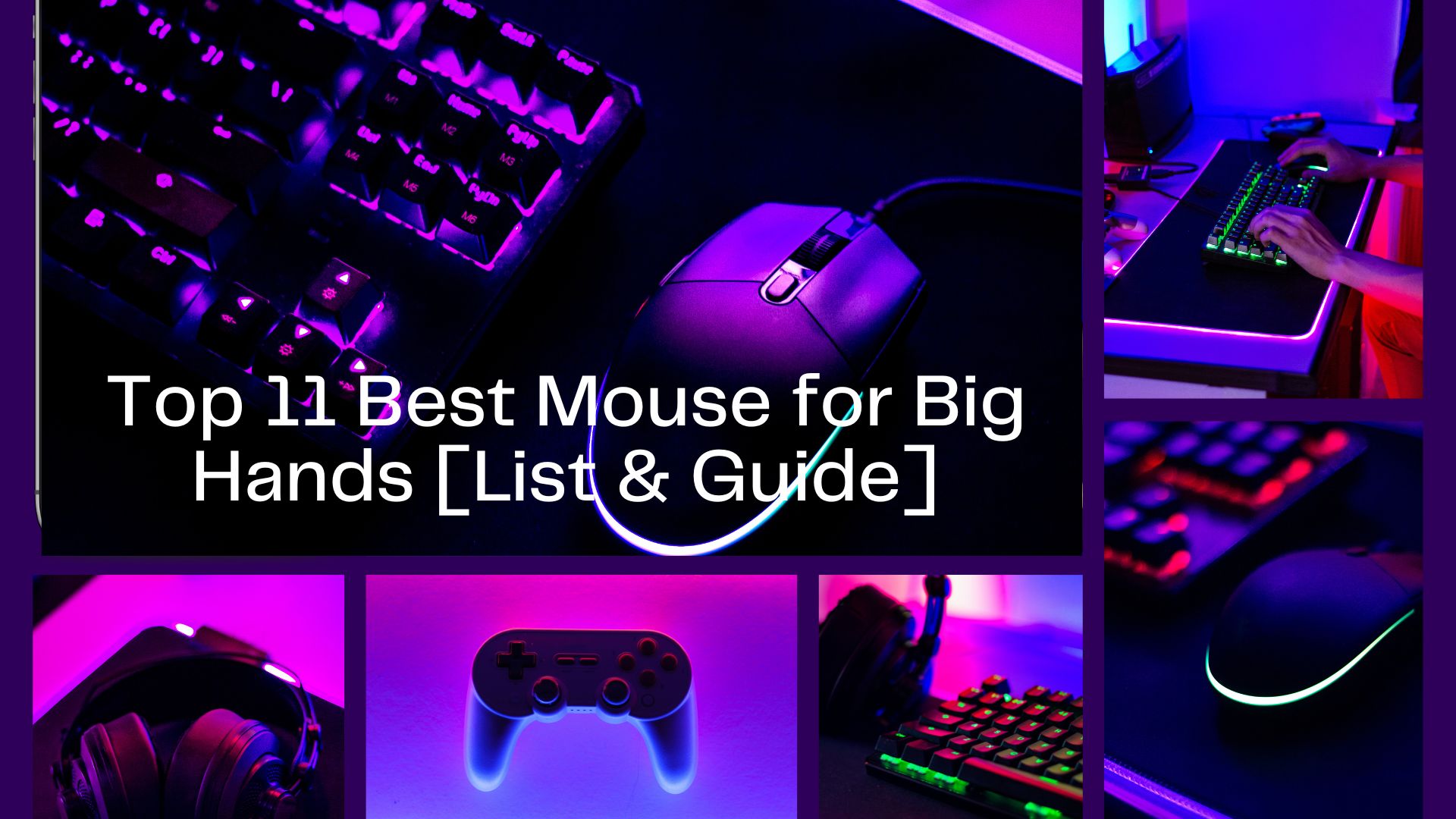 Top 11 Best Mouse for Big Hands [List & Guide]
